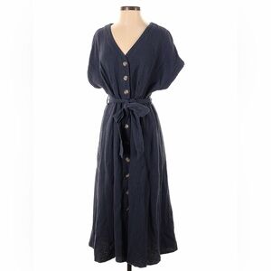 C&C California cotton gauze shirtdress